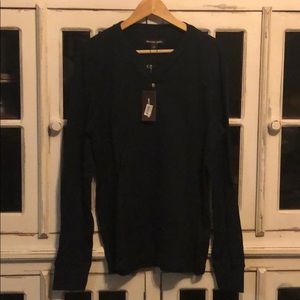 Michael Kors Navy Henley NWT